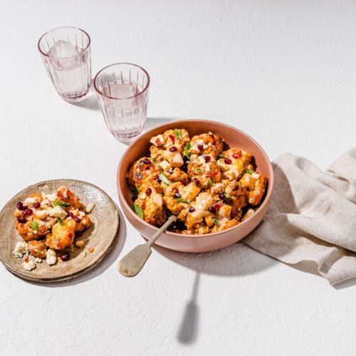 Spiced BBQ Cauliflower Salad with Maple Tahini Dressing
