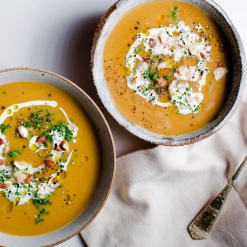 Pumpkin, Chestnut and Maple Soup